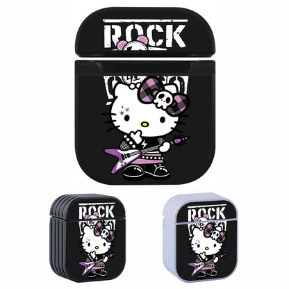 Hello Kitty Guitarist Rock Apple Airpods Case