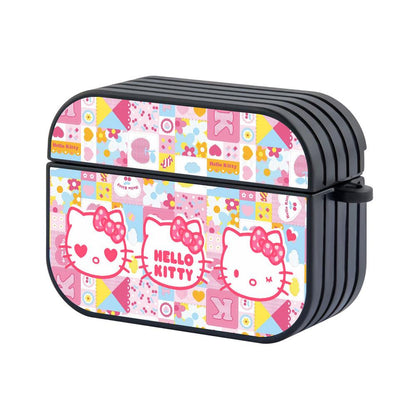 Hello Kitty Lovely Expression Apple Airpods Pro 3 Case Black