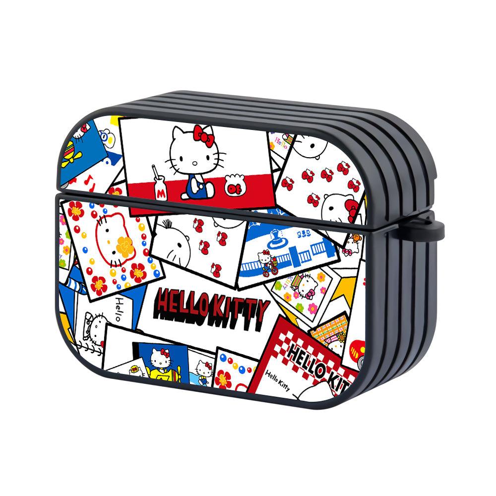 Hello Kitty Paper of Remembrance Apple Airpods Pro 3 Case-Black-Carneyforia