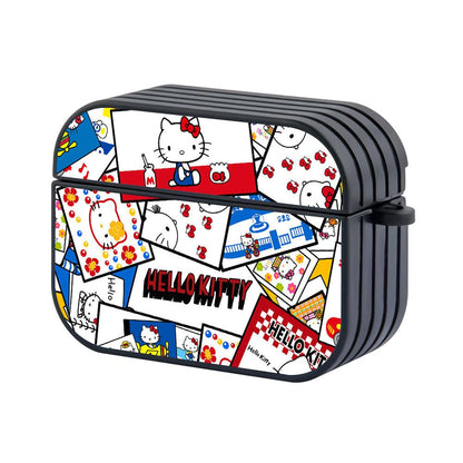 Hello Kitty Paper of Remembrance Apple Airpods Pro 3 Case-Black-Carneyforia