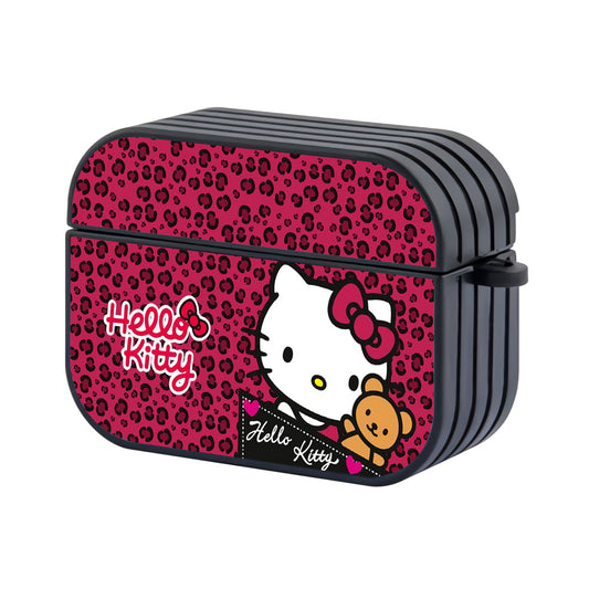 Hello Kitty Pink Animal skin Apple AirPods Pro Case