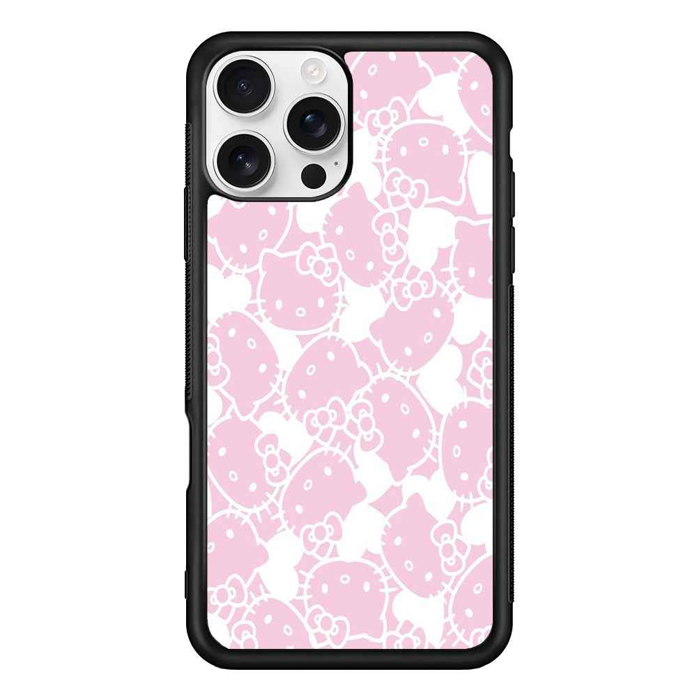 Hello Kitty Pink White iPhone 16 Pro Max Case