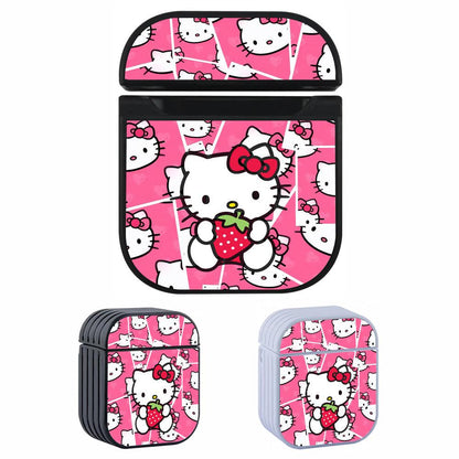 Hello Kitty Stay Cute with Strawberry Apple Airpods Case