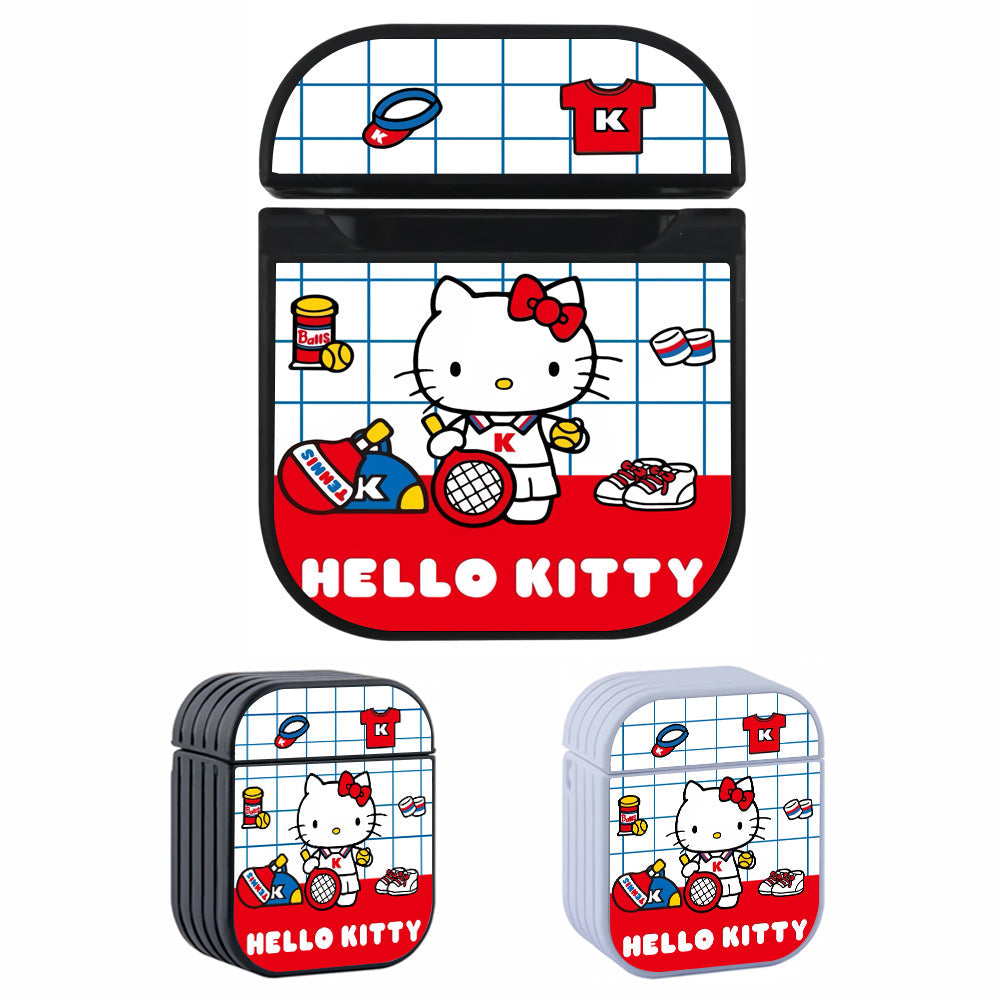 Hello Kitty Tennis Equipment Apple Airpods Case