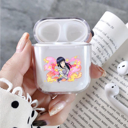 Hinata Hyuuga Beautiful Apple Airpods Clear Case