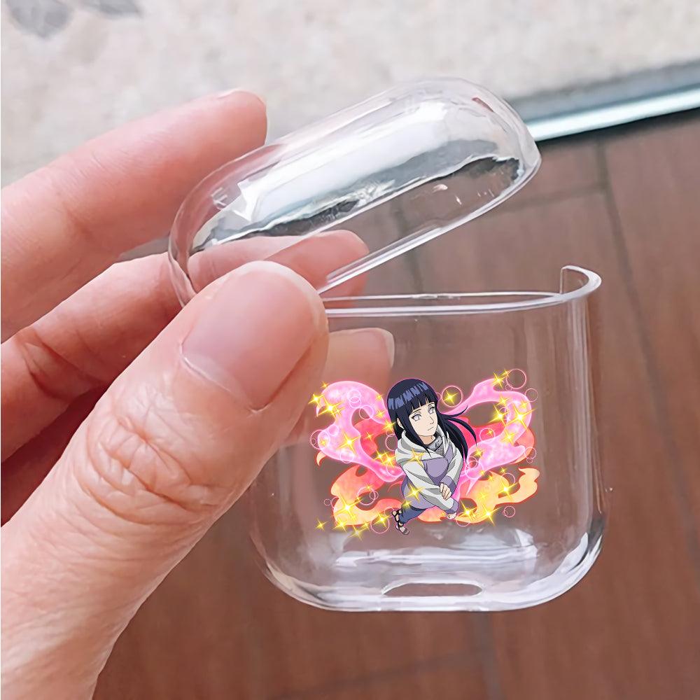 Hinata Hyuuga Beautiful Apple Airpods Clear Case