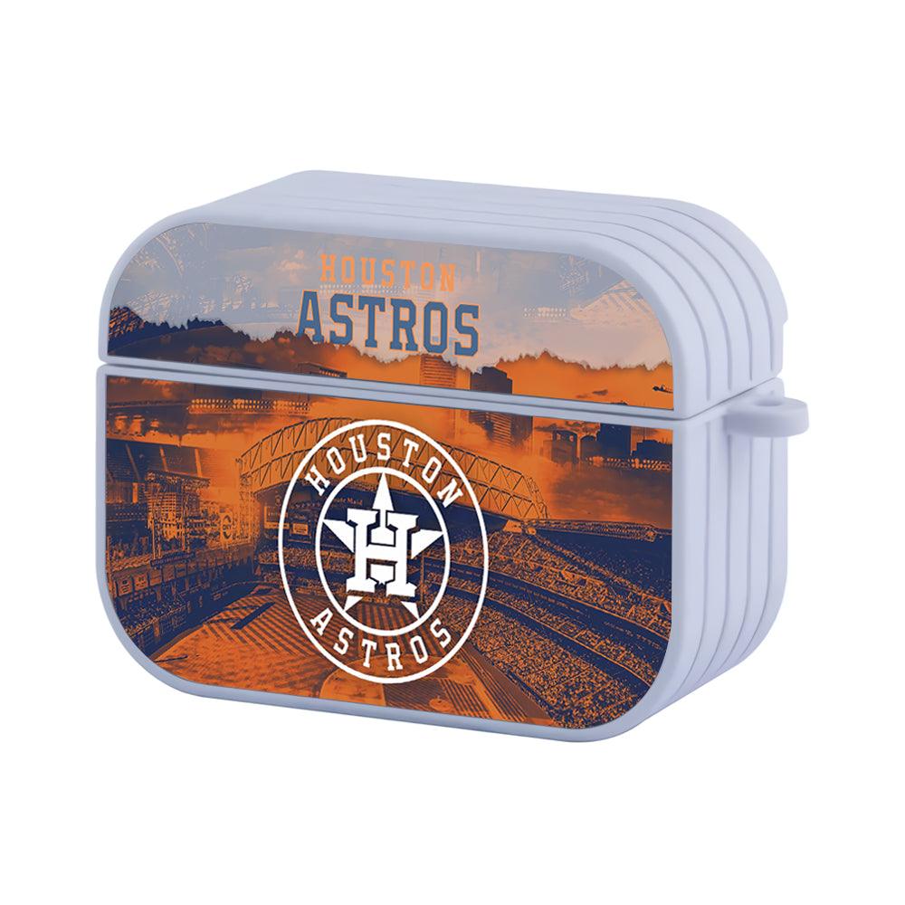 Houston Astros Shining Apple Airpods Pro 2 Case White