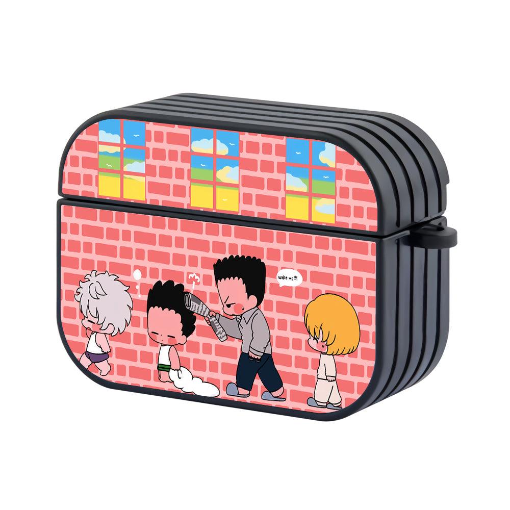 Hunter x Hunter Kid Morning Vibes Apple Airpods Pro 2 Case Black