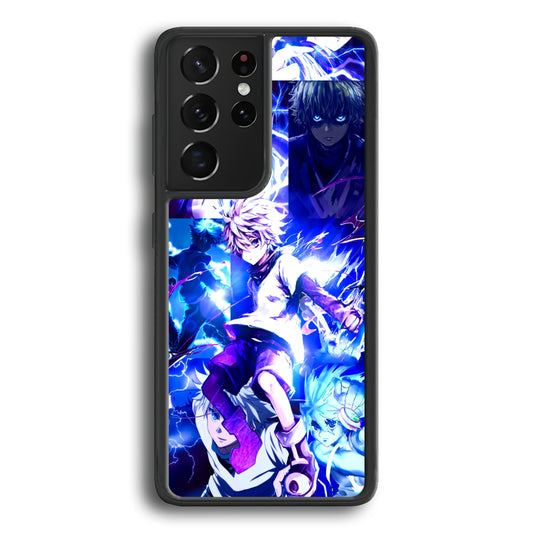 Hunter x Hunter Killua Blue Lightning Samsung Galaxy S21 Ultra Case