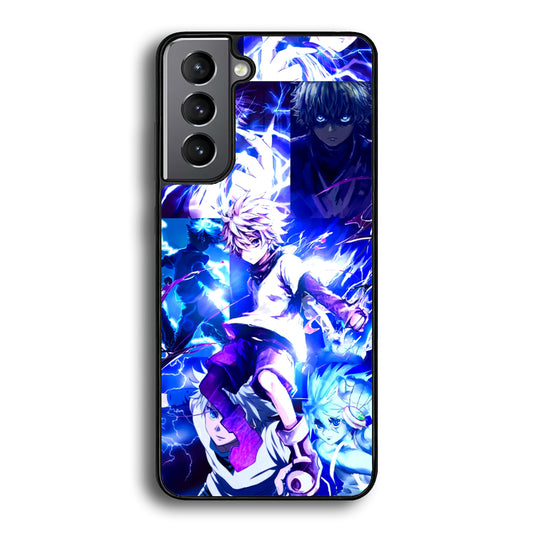 Hunter x Hunter Killua Blue Lightning Samsung Galaxy S21 Plus Case - Carneyforia