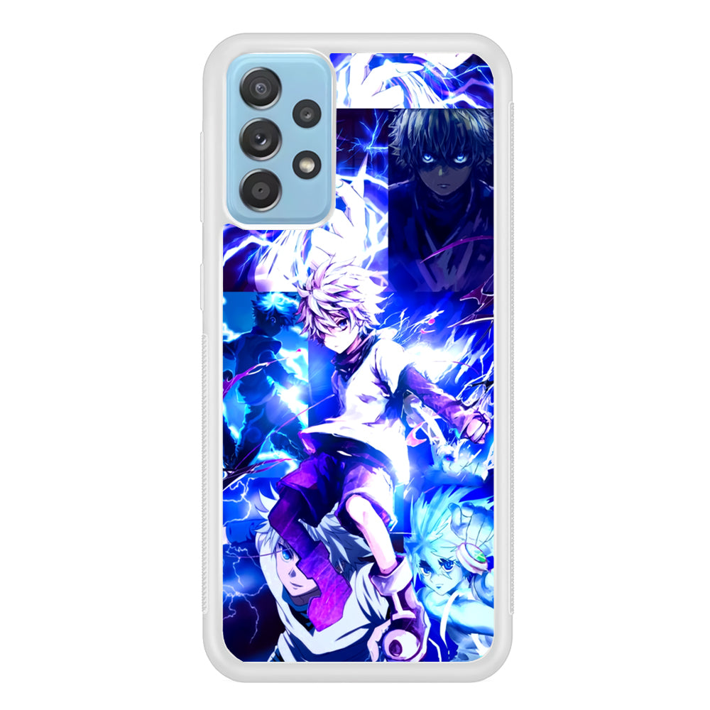 Hunter x Hunter Killua Blue Lightning Samsung Galaxy A72 Case