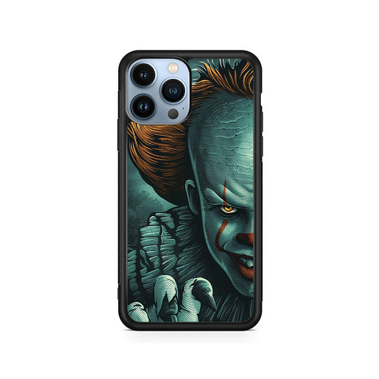 IT Half Face iPhone 14 Pro Case