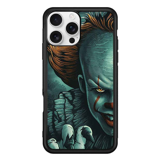 IT Half Face iPhone 16 Pro Max Case