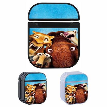 Ice Age Character Shock Face Apple Airpods Case