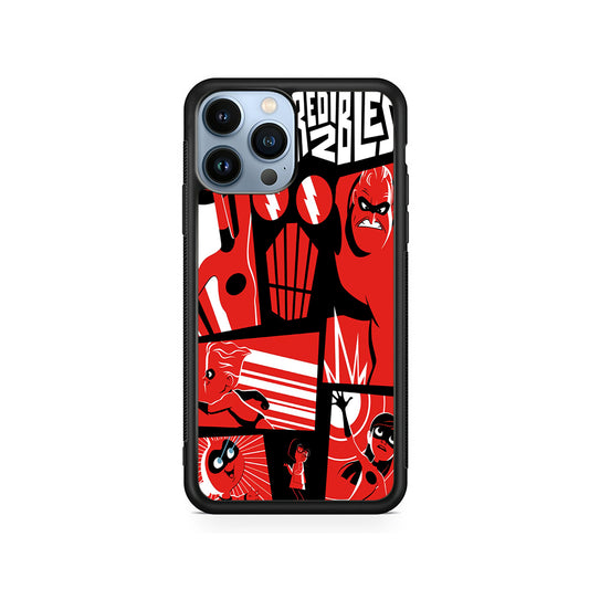 Incredibles Frame Red iPhone 14 Pro Case
