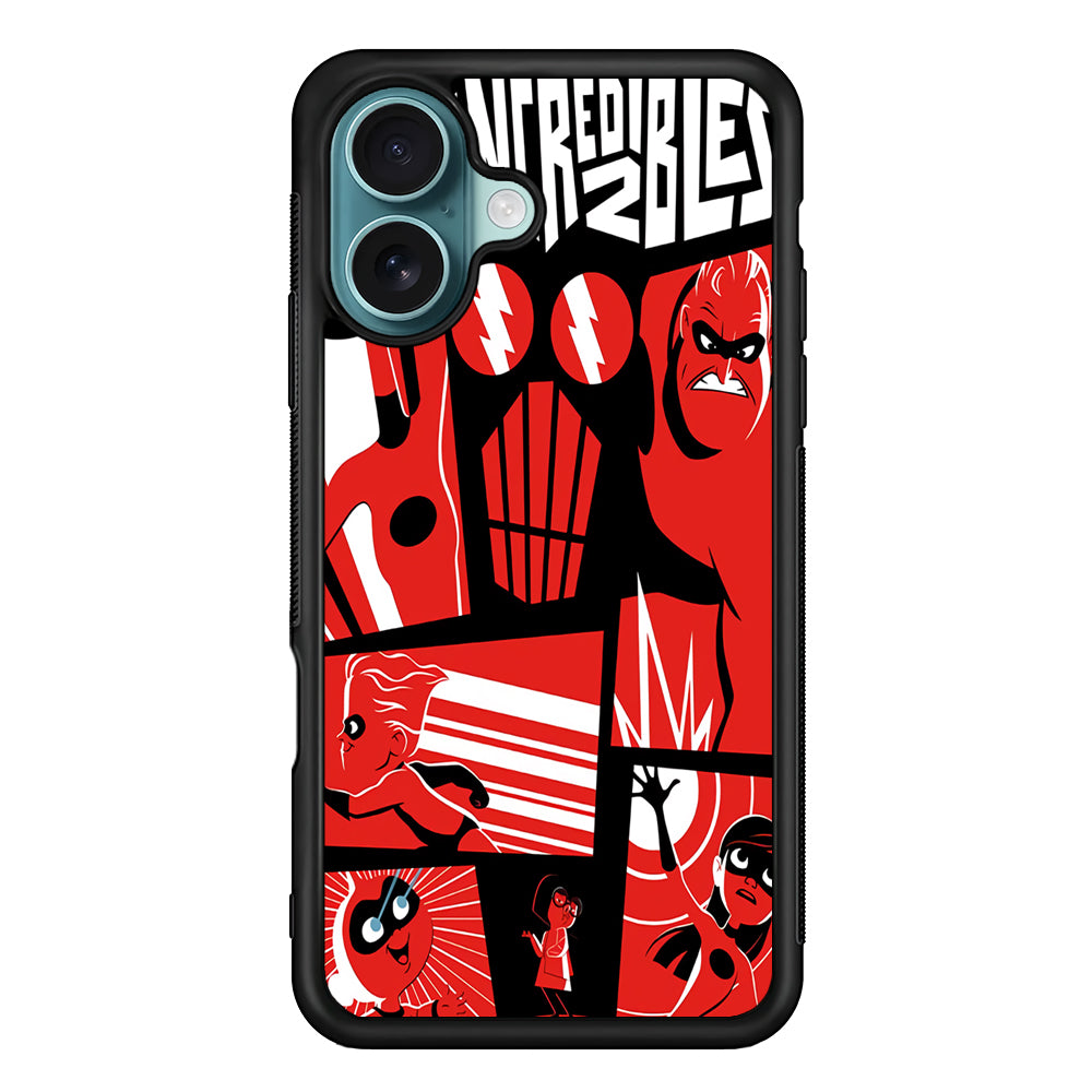 Incredibles Frame Red iPhone 16 Plus Case