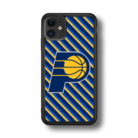 Indiana Pacers Stripe Of Colour iPhone 11 Case