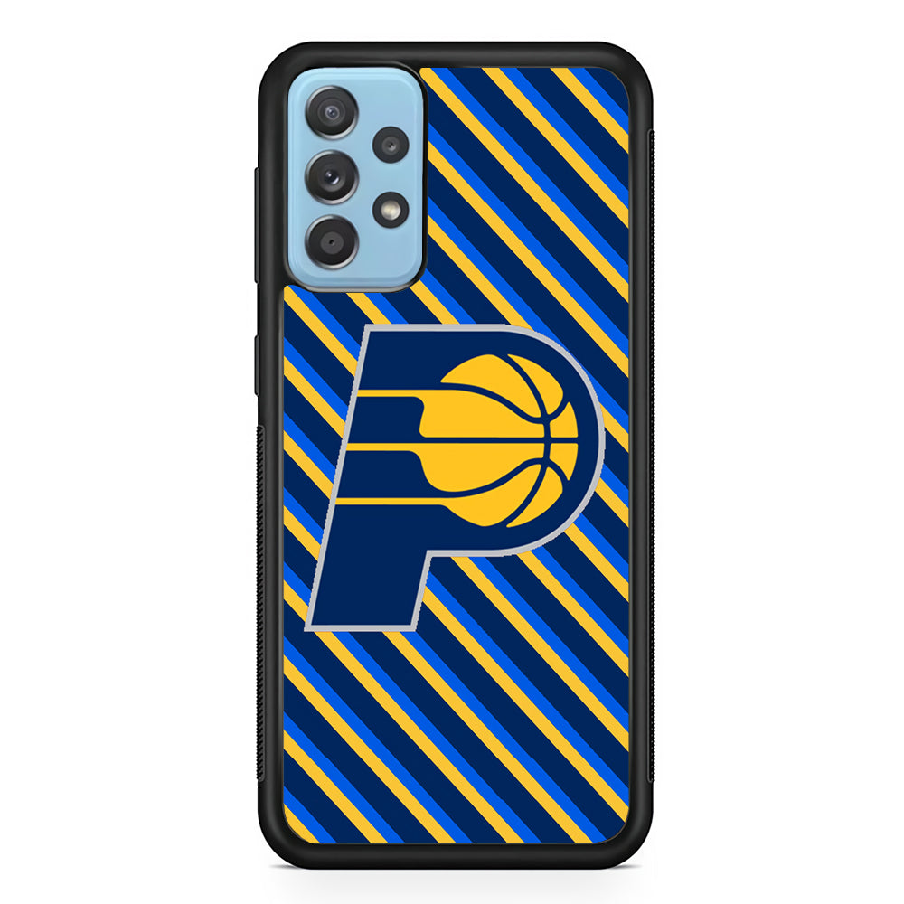 Indiana Pacers Stripe Of Colour Samsung Galaxy A72 Case