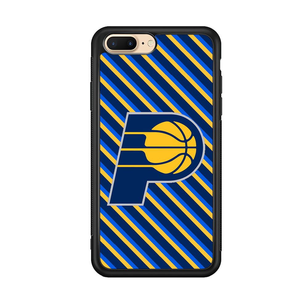 Indiana Pacers Stripe Of Colour iPhone 8 Plus Case