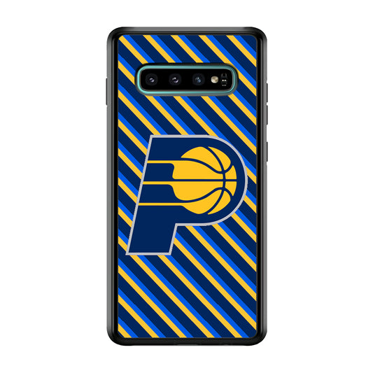 Indiana Pacers Stripe Of Colour Samsung Galaxy S10 Plus Case