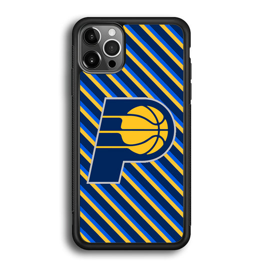 Indiana Pacers Stripe Of Colour iPhone 12 Pro Max Case