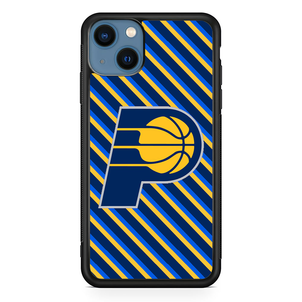 Indiana Pacers Stripe Of Colour IPhone 13 Case