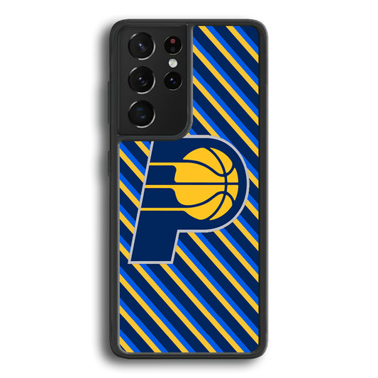 Indiana Pacers Stripe Of Colour Samsung Galaxy S21 Ultra Case