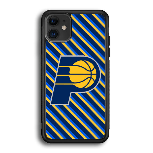 Indiana Pacers Stripe Of Colour iPhone 12 Case