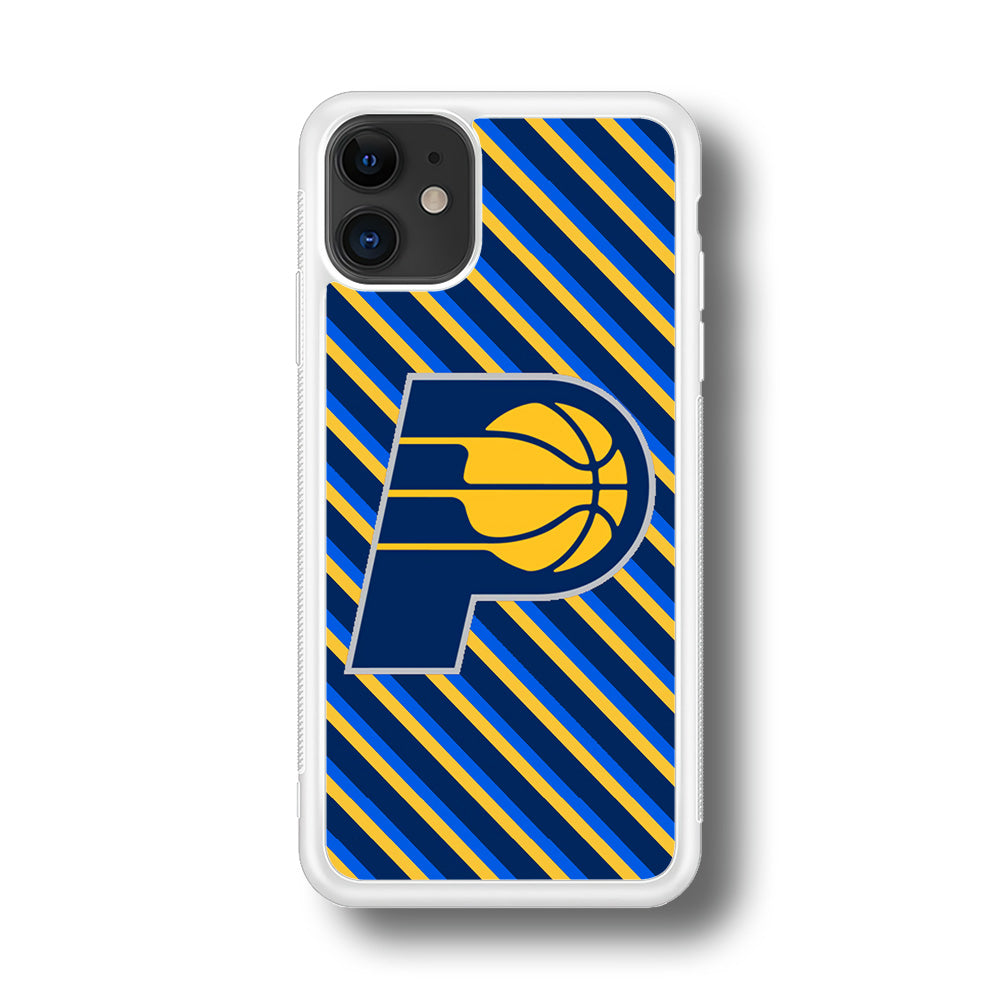 Indiana Pacers Stripe Of Colour iPhone 11 Case