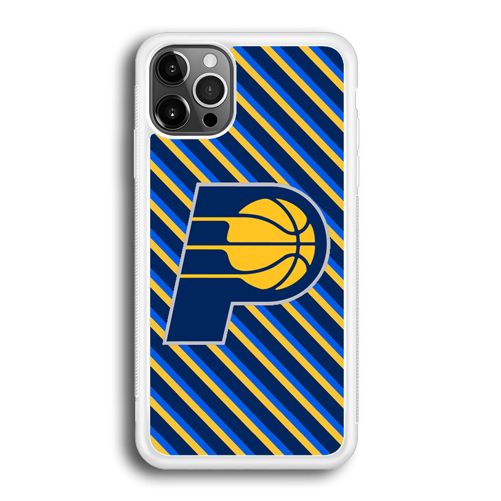 Indiana Pacers Stripe Of Colour iPhone 12 Pro Max Case