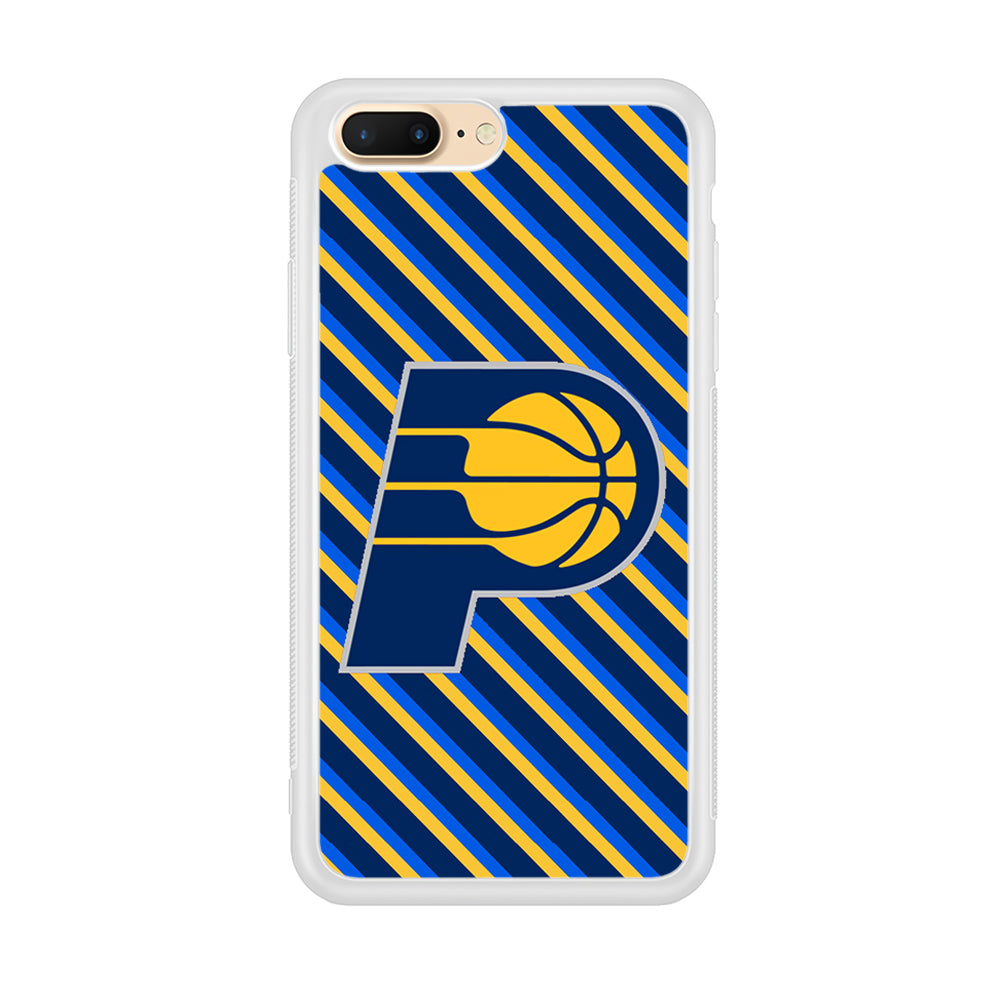 Indiana Pacers Stripe Of Colour iPhone 8 Plus Case