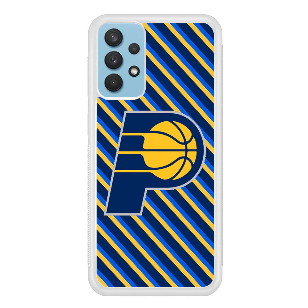 Indiana Pacers Stripe Of Colour Samsung Galaxy A32 Case