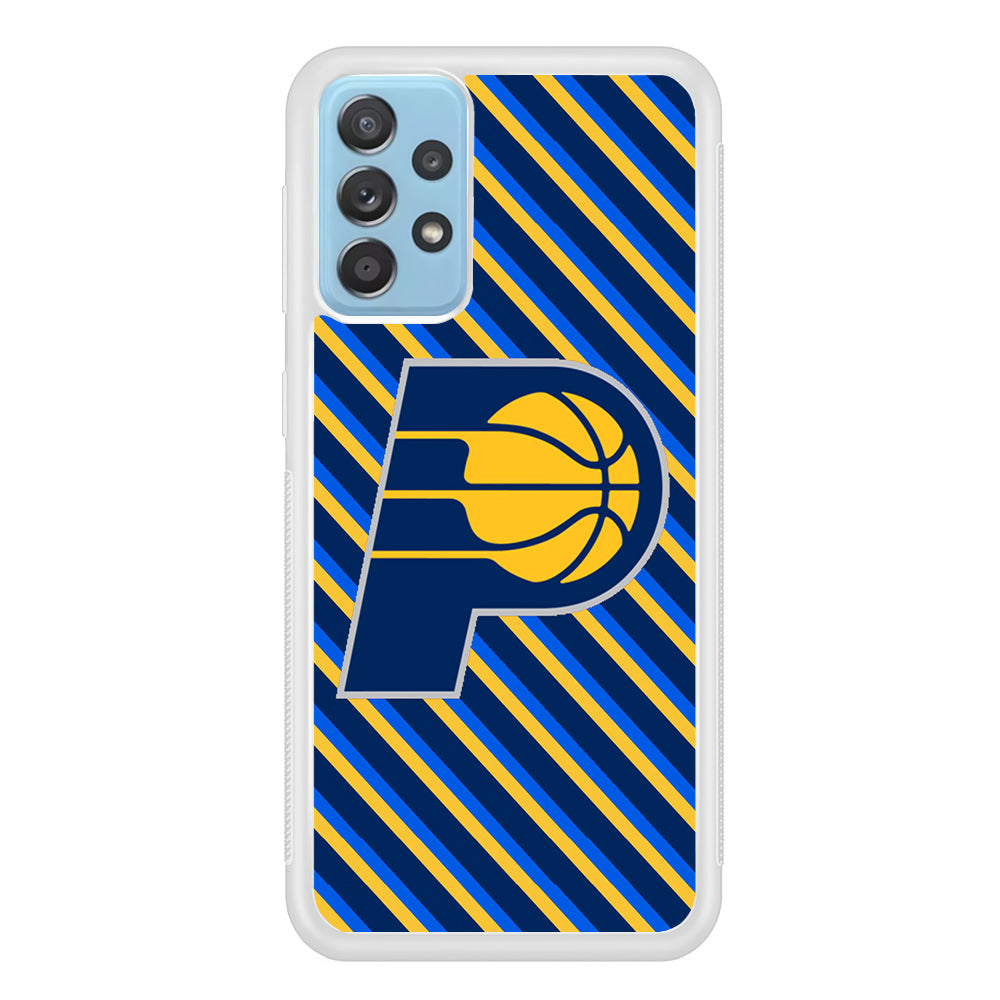 Indiana Pacers Stripe Of Colour Samsung Galaxy A72 Case