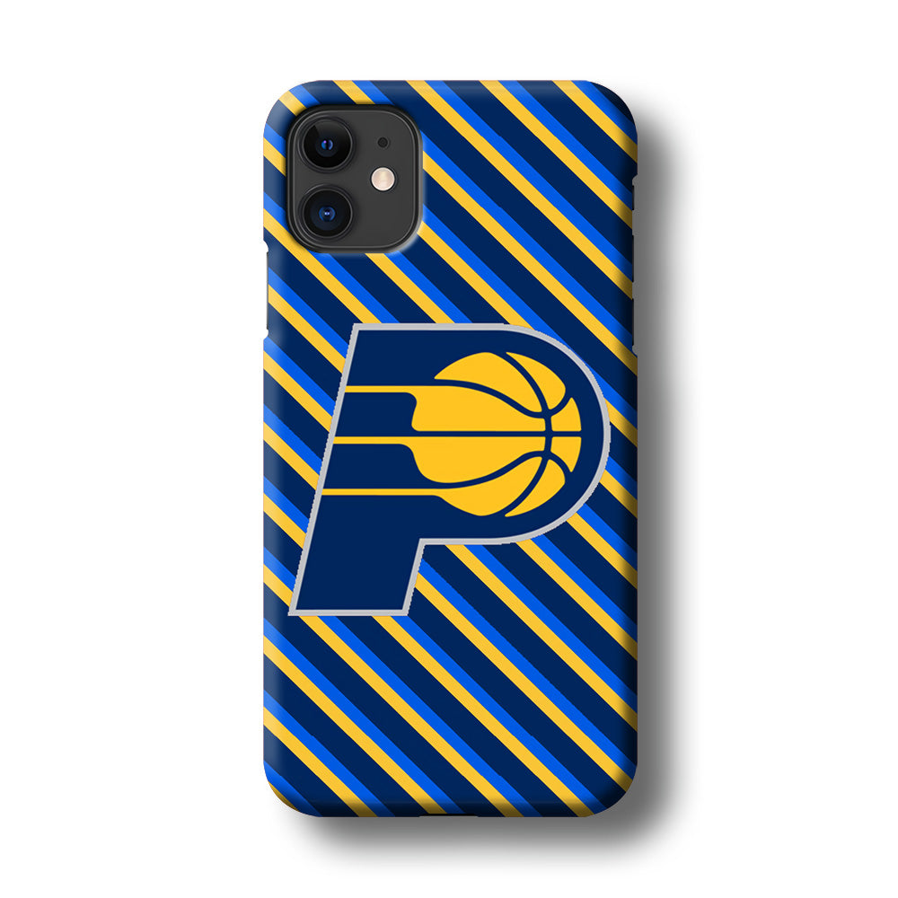 Indiana Pacers Stripe Of Colour iPhone 11 Case