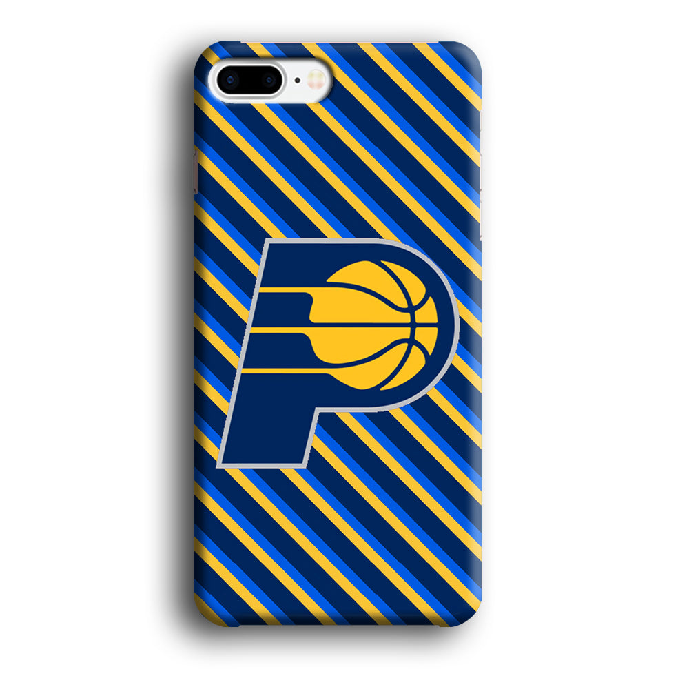 Indiana Pacers Stripe Of Colour iPhone 8 Plus Case