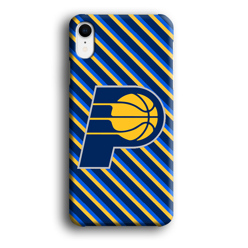 Indiana Pacers Stripe Of Colour iPhone XR Case