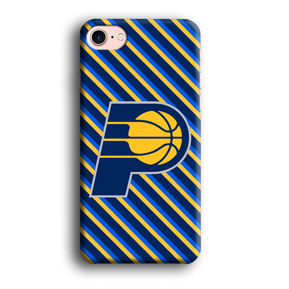 Indiana Pacers Stripe Of Colour iPhone 8 Case