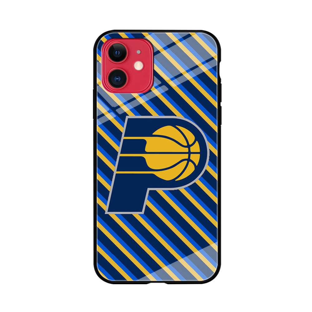 Indiana Pacers Stripe Of Colour iPhone 11 Case