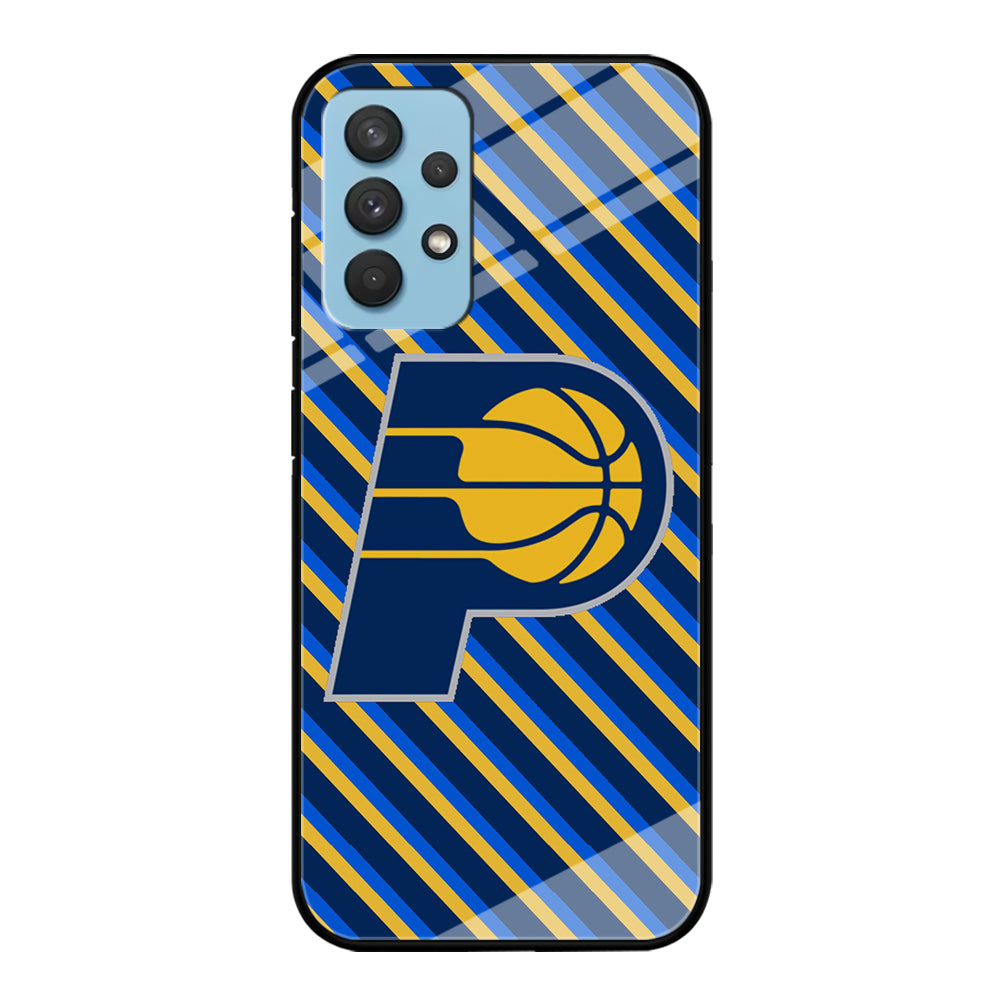 Indiana Pacers Stripe Of Colour Samsung Galaxy A32 Case