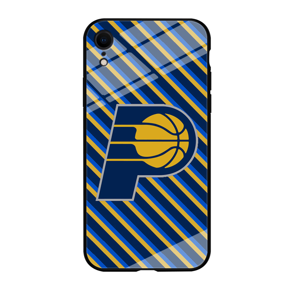 Indiana Pacers Stripe Of Colour iPhone XR Case