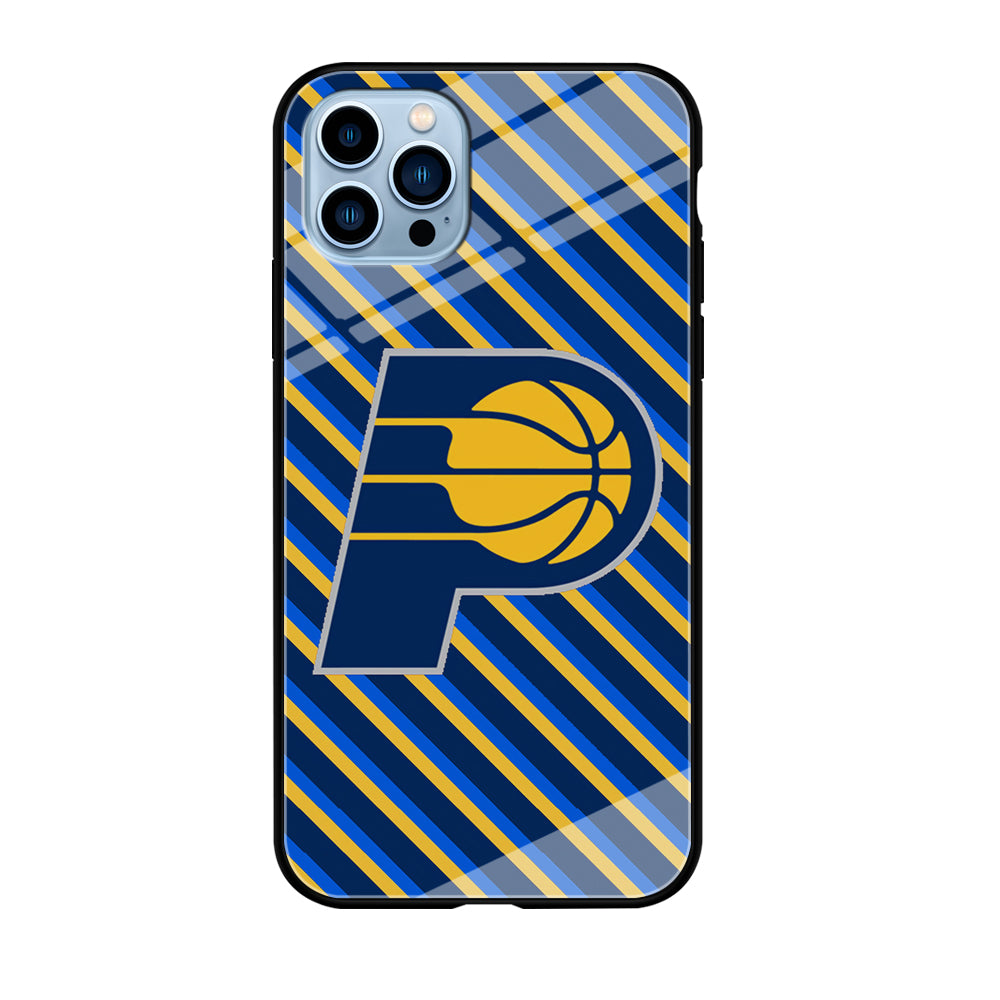 Indiana Pacers Stripe Of Colour iPhone 12 Pro Case