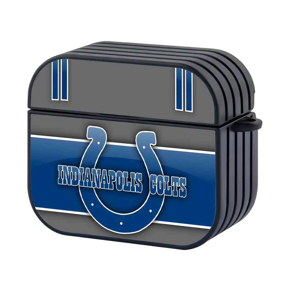 Indianapolis Colts NFL Shadows Movement Apple Airpods 4 Case Black