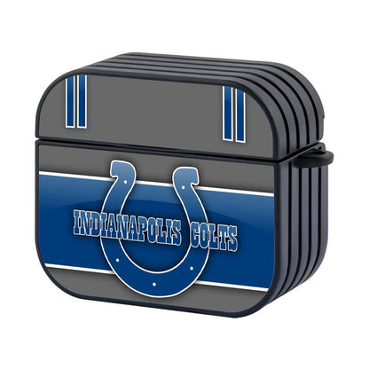 Indianapolis Colts NFL Shadows Movement Apple Airpods 4 Case Black