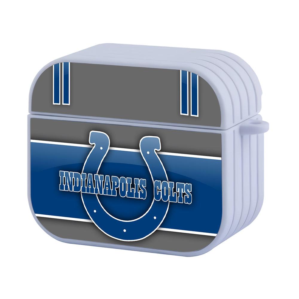 Indianapolis Colts NFL Shadows Movement Apple Airpods 4 Case White