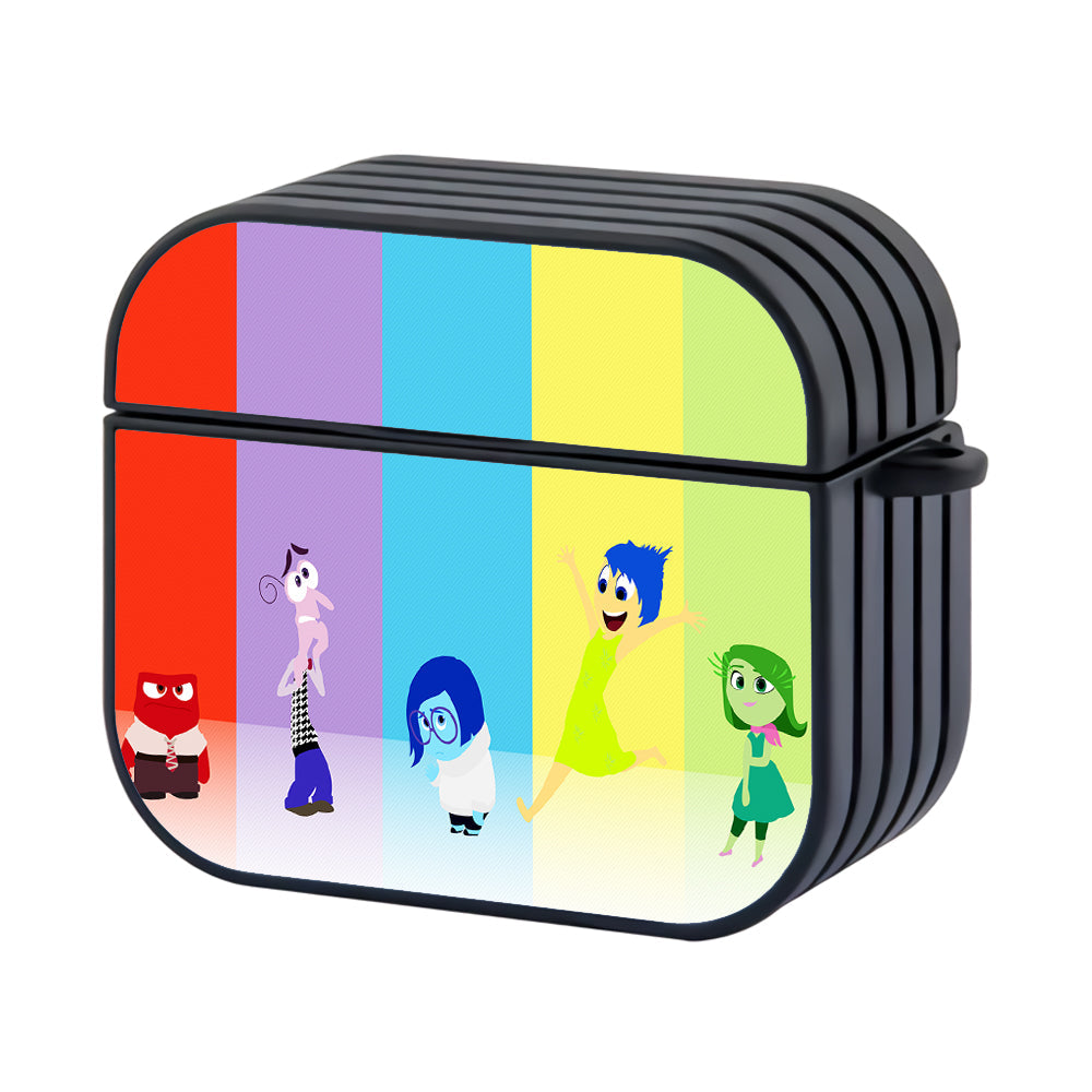 Inside Out Colorful Background Apple Airpods 4 Case