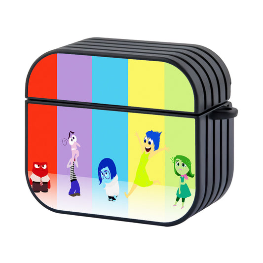 Inside Out Colorful Background Apple Airpods 4 Case