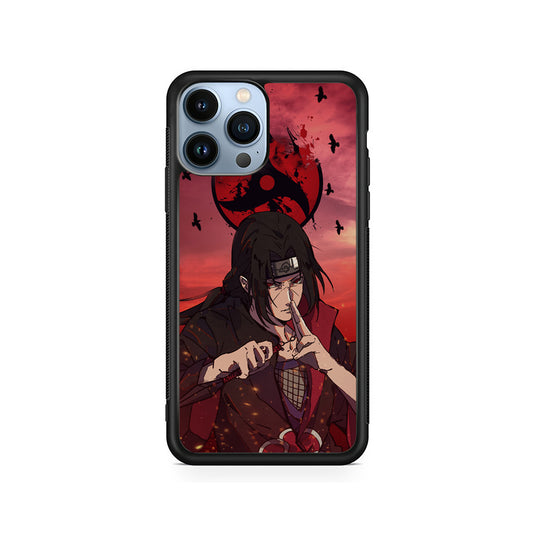 Itachi Blood Eye iPhone 14 Pro Case