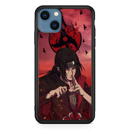 Itachi Blood Eye iPhone 15 Plus Case - Carneyforia