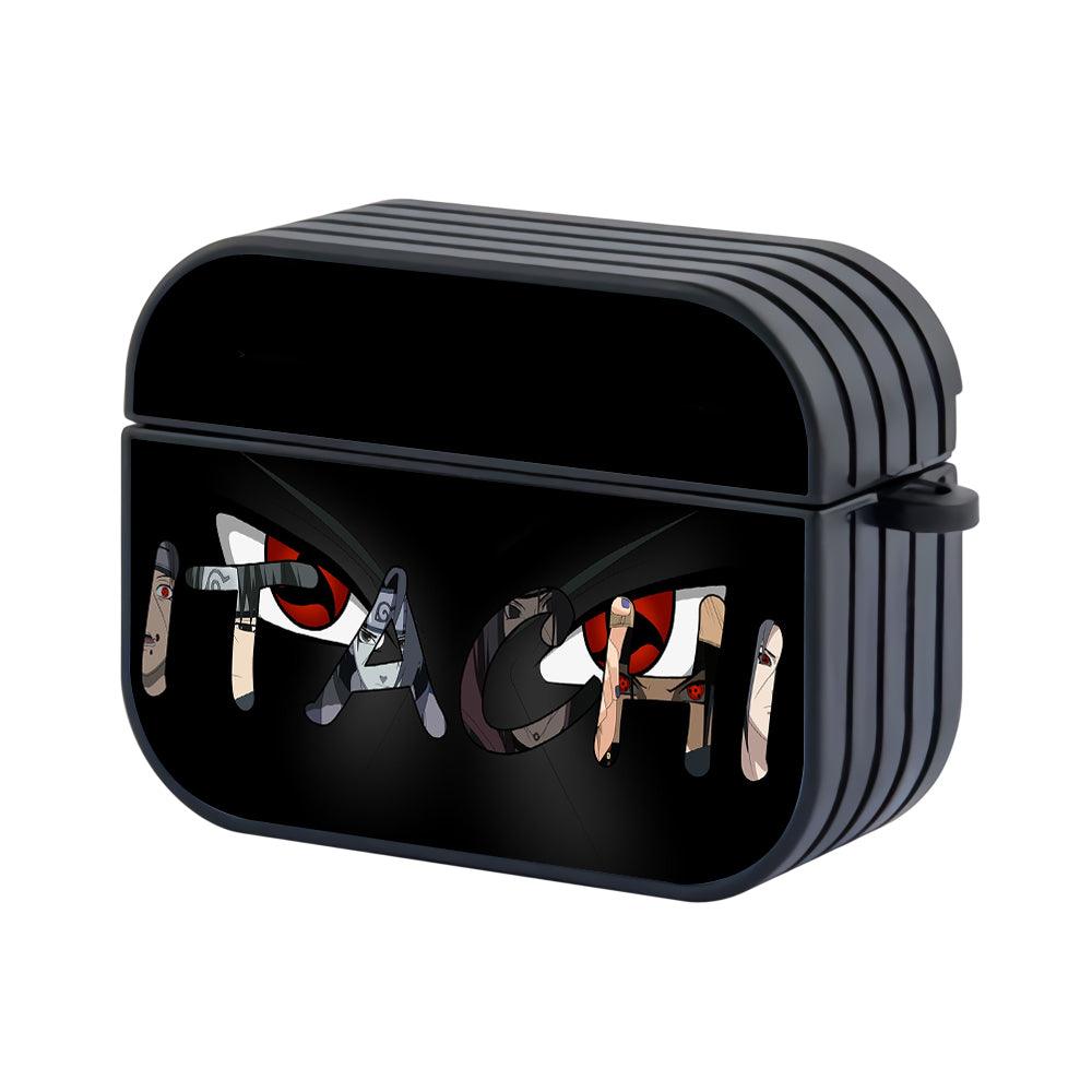 Itachi Uchiha Eyes Apple Airpods Pro Case Black