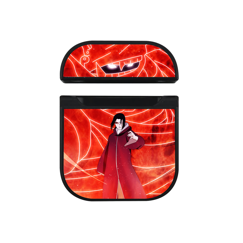 Itachi X Susanoo Apple Airpods Case Black